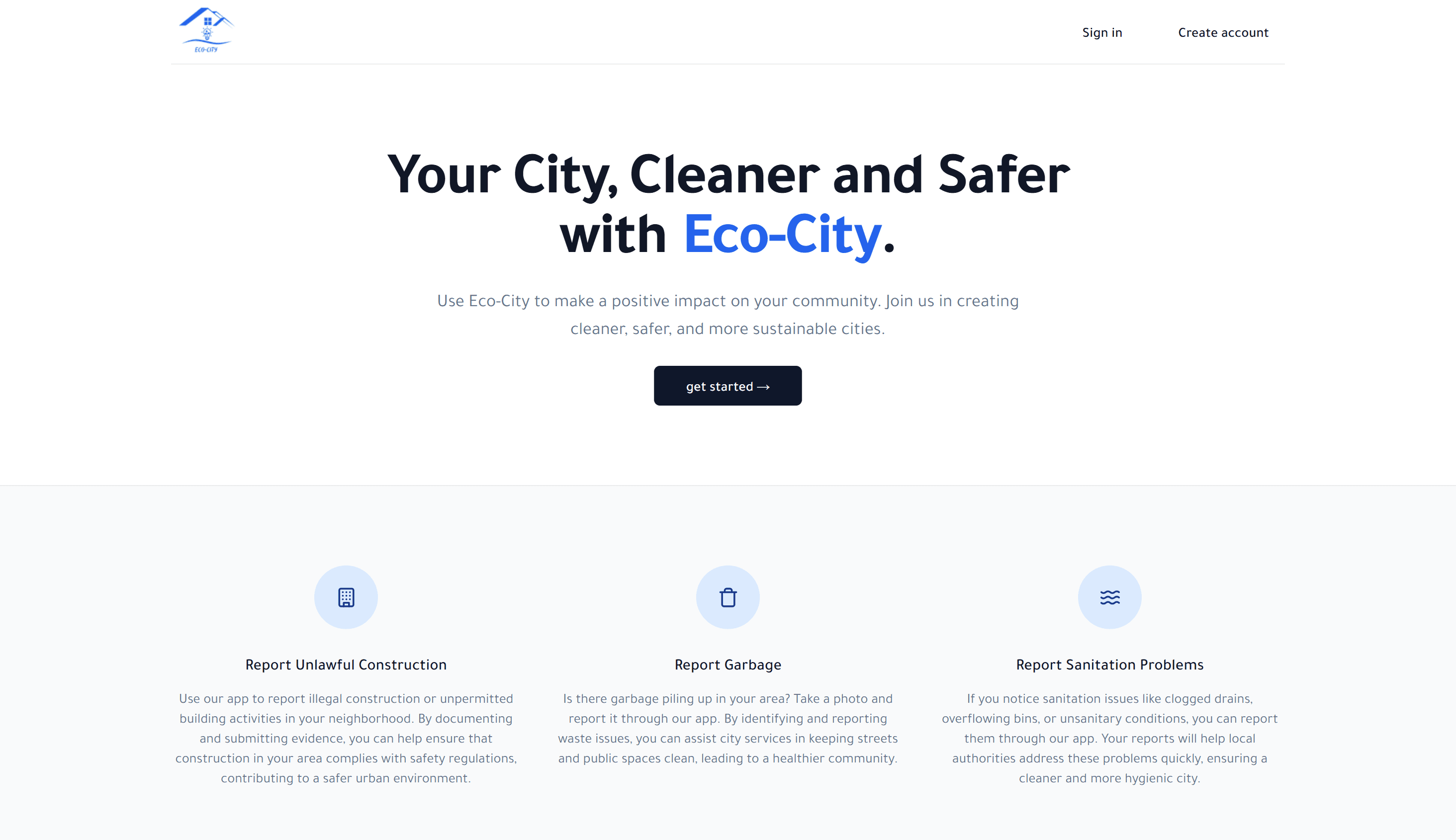 Eco-City Application